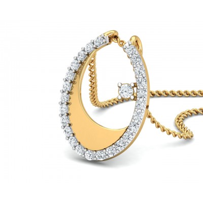 Wina diamond pendant in Gold